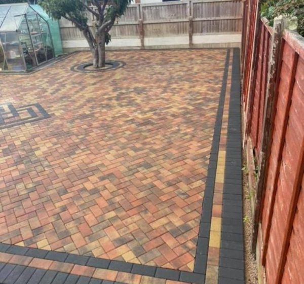 Block Paved Back Garden Blackpool