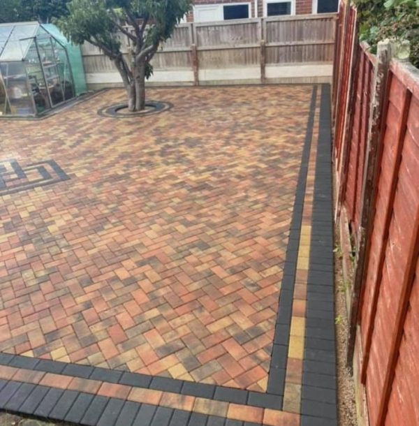 Block Paved Back Garden Blackpool