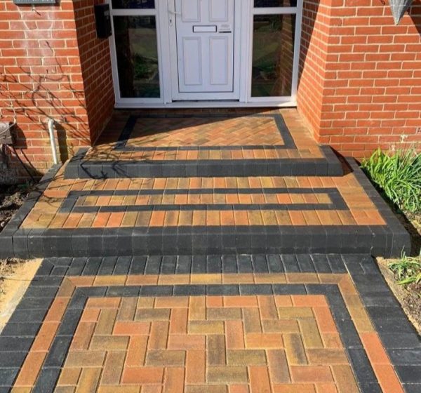 Block Paving with Steps Blackpool