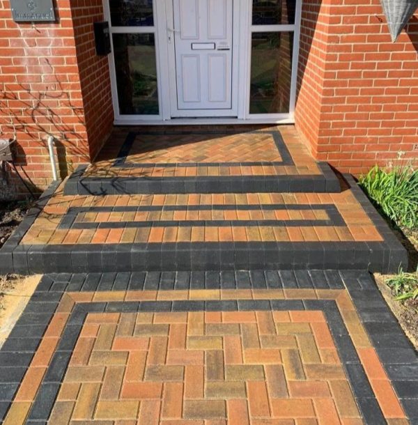 Block Paving with Steps Blackpool