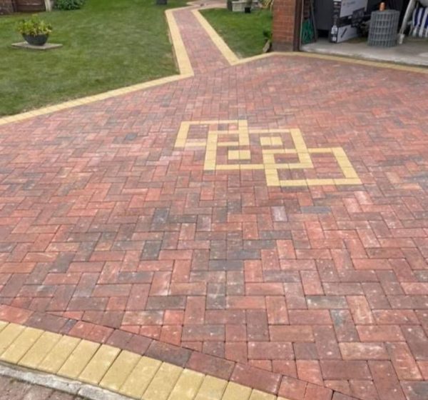 Red Block Paving Driveway