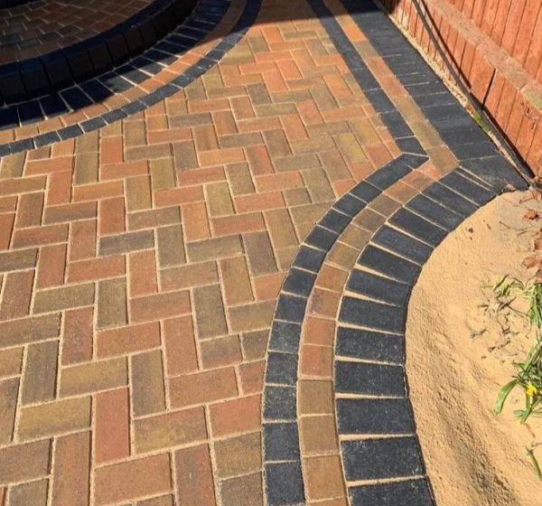 Round Block Paving Driveway